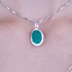 Pingente Green M Prata