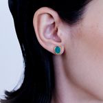 Brinco Jima Oval Ouro