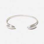Bracelete Casulo Duplo Prata