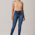 Calça Jeans Feminina Skinny Básica Lisa Disparate