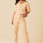 Calça Mom Feminina Sarja Color Disparate