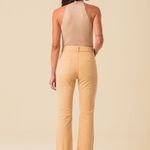 Calça Flare com Cinto Feminina Sarja Disparate