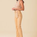 Calça Flare com Cinto Feminina Sarja Disparate
