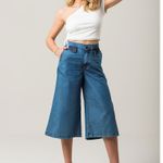 Calça Jeans Pantacourt Feminina Disparate