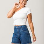 Shorts Jeans Feminino Cintura Alta Disparate