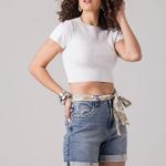 Bermuda Feminina Mom Pants Disparate