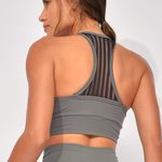 Top Com Bojo Fitness Cinza - Luar