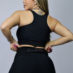 Pochete Fitness Zíper Preta