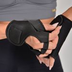 Luva Feminina Em Neoprene Lisa Preta
