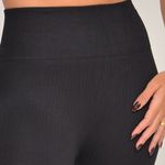Legging Fitness Cintura Alta Preta Canelada Power