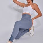 Legging Fitness Cintura Alta Azul Glow