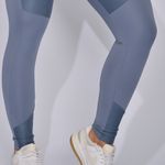 Legging Fitness Cintura Alta Azul Glow