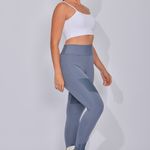 Legging Fitness Cintura Alta Azul Glow