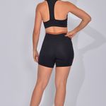 Conjunto Short Fitness Com Bolso Marrom Fita