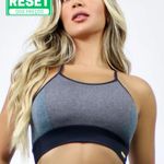 Top Fitness Grafite E Preto Aurora