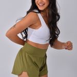 Short Fitness Duplo Verde Mix