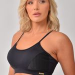 Top Fitness Com Bojo Preto Black Blend