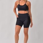 Conjunto Short Fitness Com Bolso Preto Black Blend