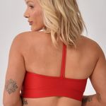 Top Fitness Com Bojo Vermelho Lusty