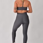 Legging Fitness Cintura Alta Cinza Lusty