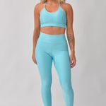Legging Fitness Cintura Alta Azul Lusty