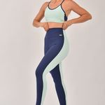 Legging Fitness Verde e Azul Gold