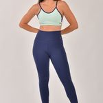 Legging Fitness Verde e Azul Gold