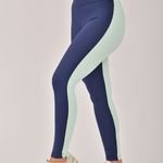 Legging Fitness Verde e Azul Gold