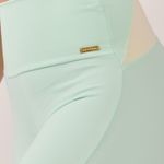 Bermuda Fitness Cintura Alta Verde Essence