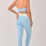 Conjunto Legging Fitness Cintura Alta Azul Essence