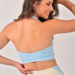 Top Fitness Frente Única Azul Essence