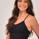 Top Fitness Com Bojo Preto Lumine