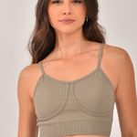 Top Fitness Com Bojo Marrom Acinzentado Lumine