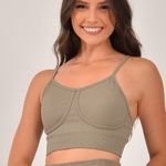 Top Fitness Com Bojo Marrom Acinzentado Lumine