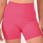 Short Fitness Cintura Alta Rosa Lumine
