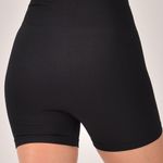 Short Fitness Cintura Alta Preto Lumine