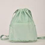 Mochila Bolsa Saco Três Compartimentos Verde Impermeável