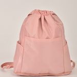 Mochila Bolsa Saco Três Compartimentos Rosa Impermeável