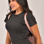 Mochila Bolsa Saco Três Compartimentos Rosa Impermeável