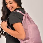 Mochila Bolsa Saco Três Compartimentos Rose Impermeável