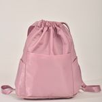 Mochila Bolsa Saco Três Compartimentos Rose Impermeável