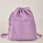 Mochila Bolsa Saco Três Compartimentos Lilás Impermeável