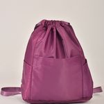 Mochila Bolsa Saco Três Compartimentos Roxa Impermeável