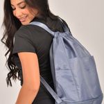 Mochila Bolsa Saco Três Compartimentos Azul Impermeável