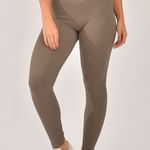 Legging Fitness Cintura Alta Marrom Acinzentado Glam