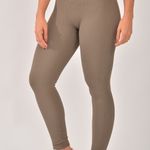 Legging Fitness Cintura Alta Marrom Acinzentado Glam