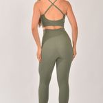 Conjunto Legging Fitness Cintura Alta Verde Glam