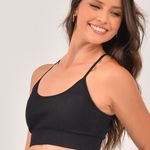 Top Fitness Com Bojo Preto Glam