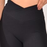 Legging Fitness Cintura Alta Preta Glam