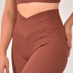 Legging Fitness Cintura Alta Marrom Glam